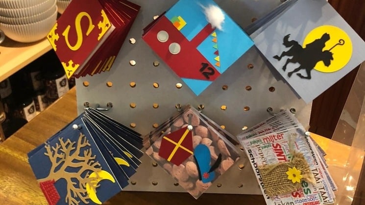 De Sinterklaaskaartjes bij Chocolaterie Bruns